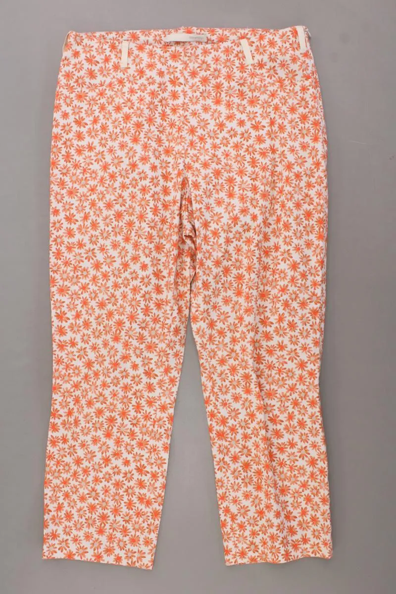 Stehmann 7/8 Hose Gr. 38 mit Blumenmuster orange