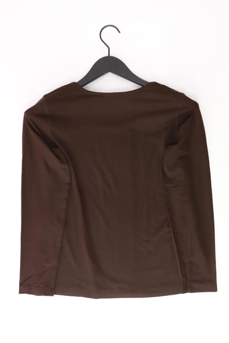 Sommermann Longsleeve-Shirt Gr. 36 Langarm braun aus Viskose