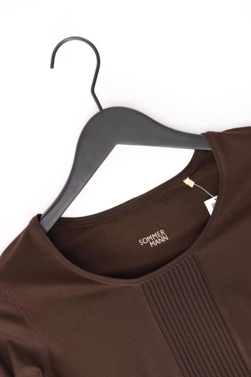 Sommermann Longsleeve-Shirt Gr. 36 Langarm braun aus Viskose