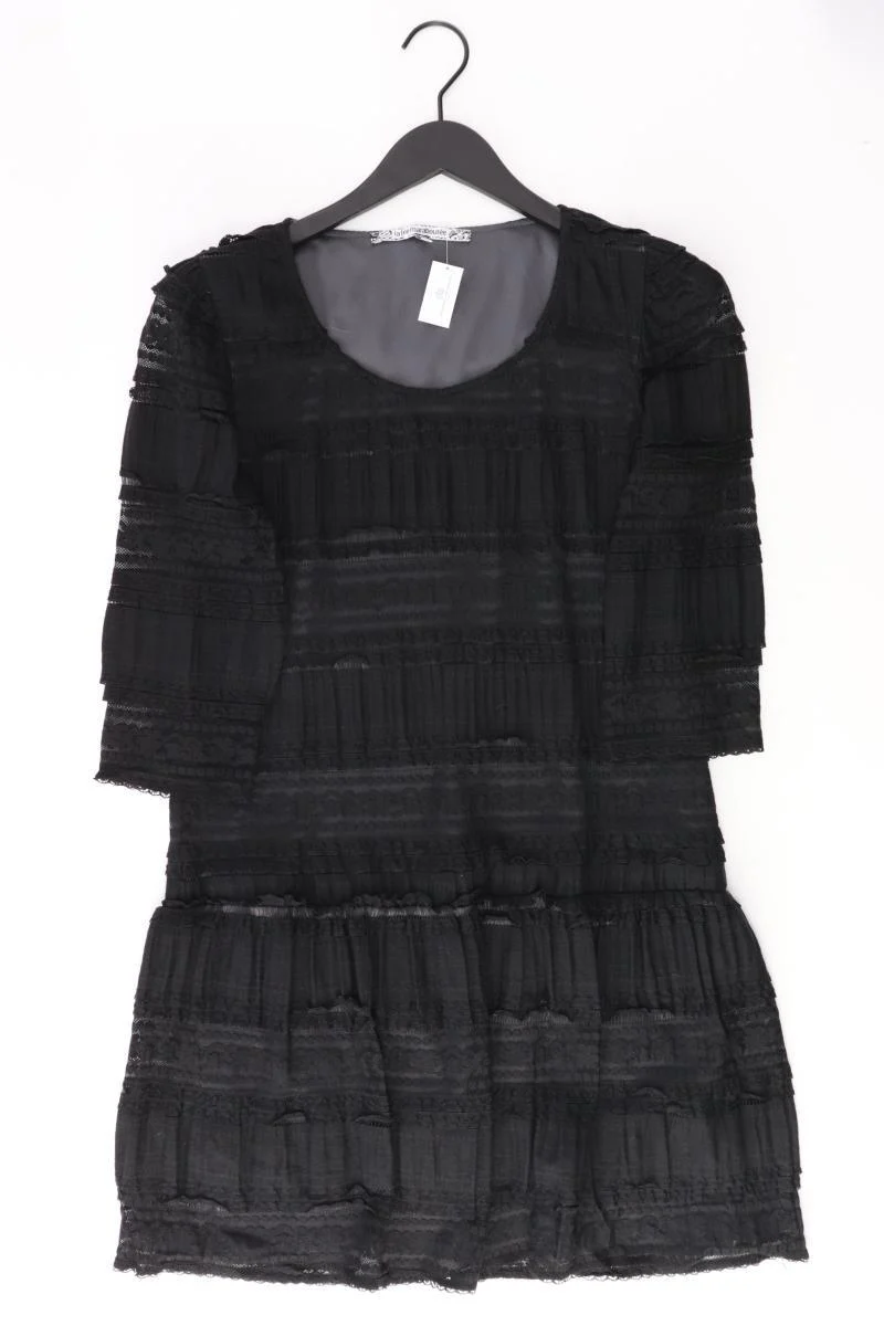 La fée maraboutée Abendkleid Gr. 42 3/4 Ärmel schwarz aus Polyamid
