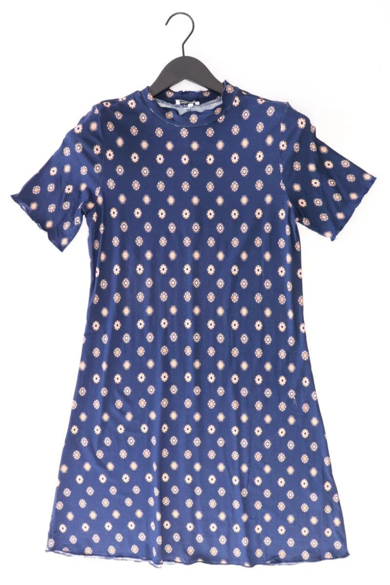 Boysens Kurzarmkleid Gr. 40 blau aus Viskose