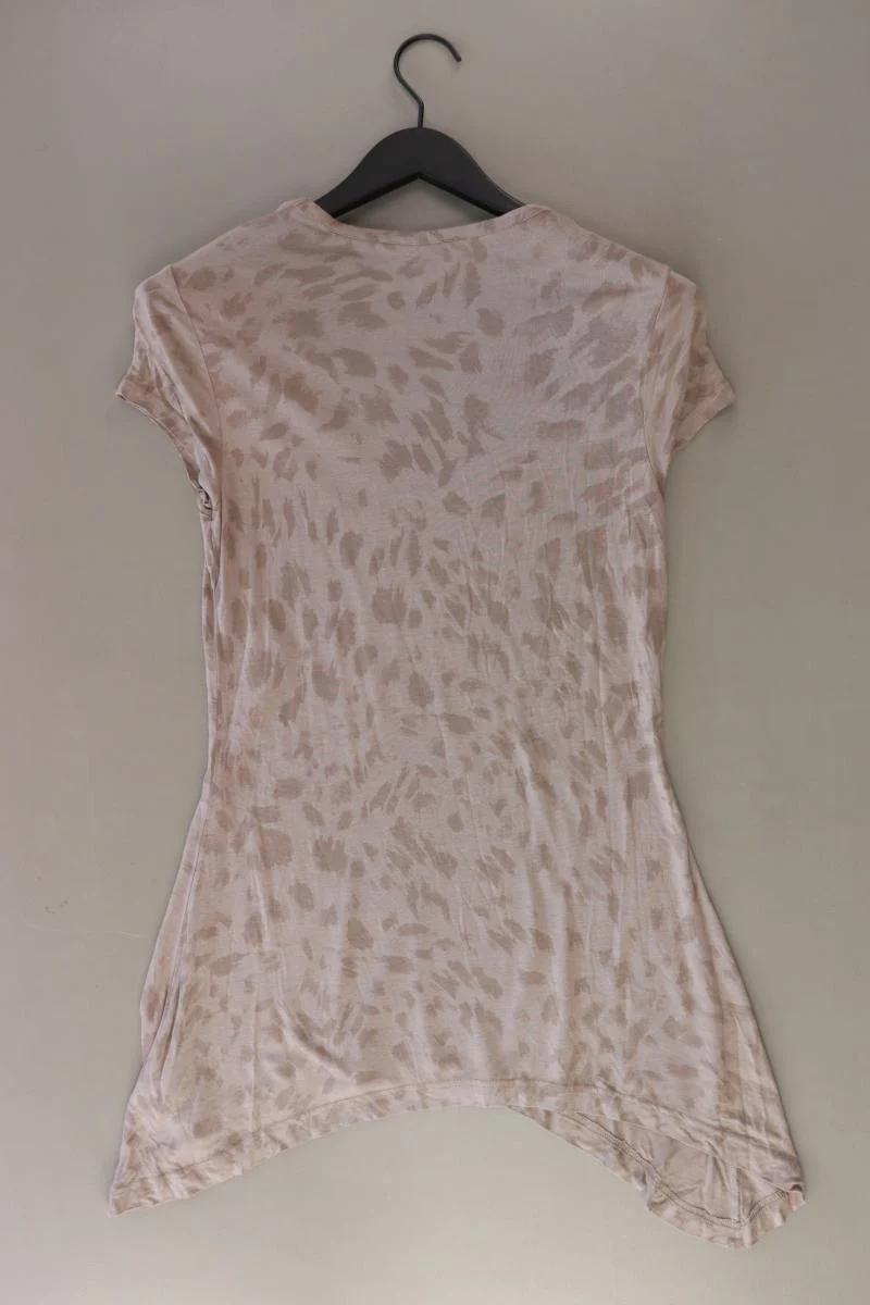 Taifun Printshirt Gr. 38 mit Tierdruck Kurzarm braun