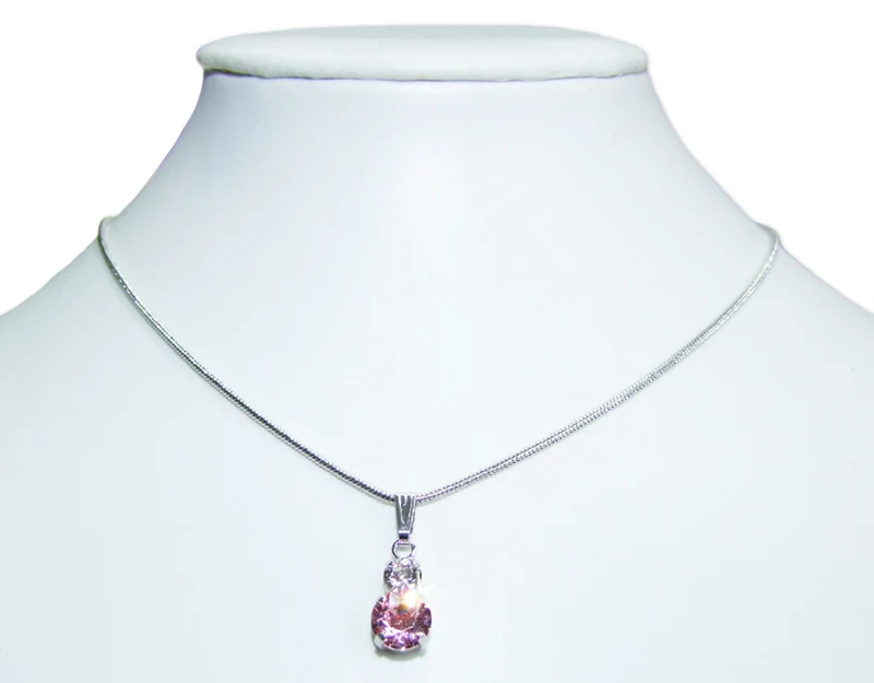 LUISIA® Halskette "Emily" mit Premium Kristallen | Rosé