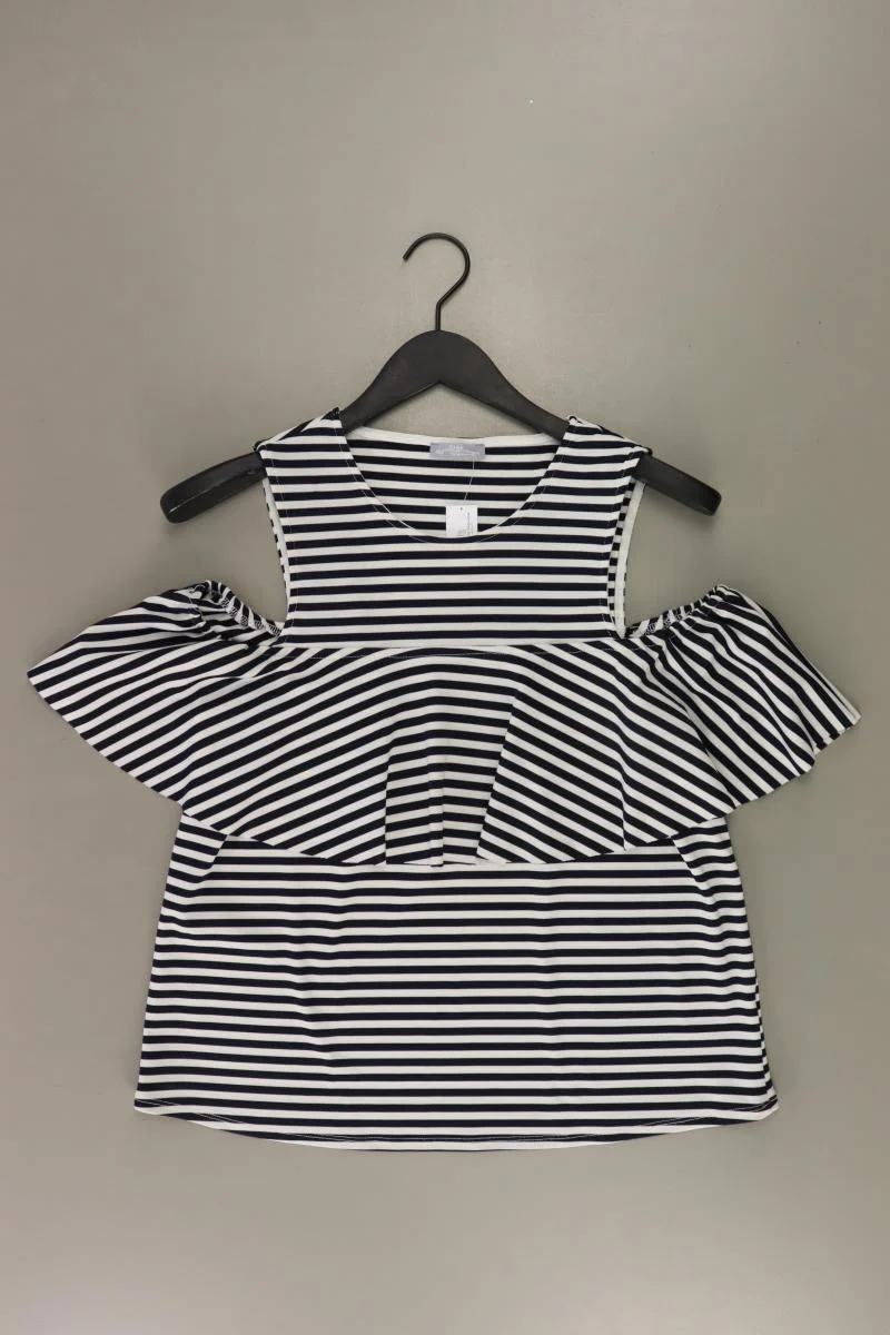 Zara Ringelshirt Gr. M gestreift Kurzarm blau