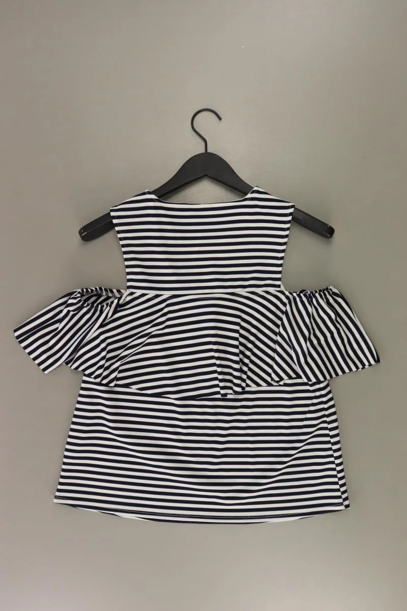 Zara Ringelshirt Gr. M gestreift Kurzarm blau