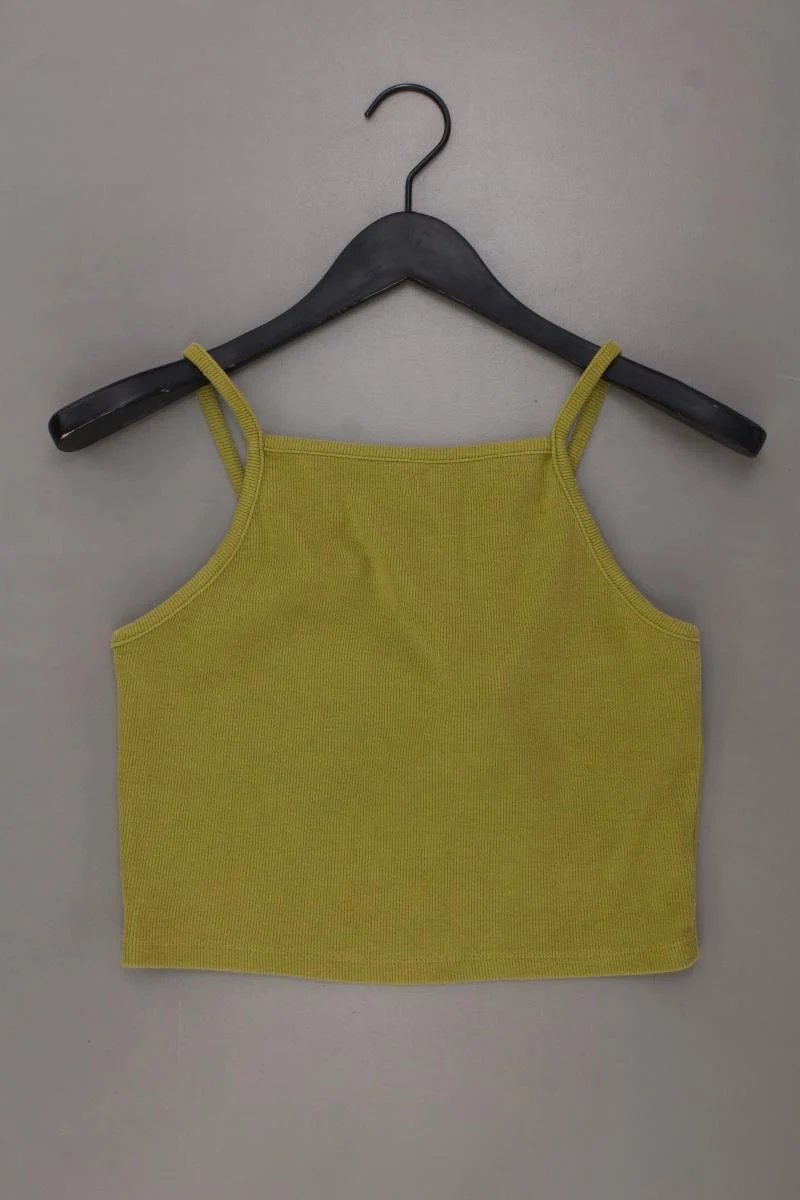 forever 21 Crop Top Gr. L grün aus Baumwolle
