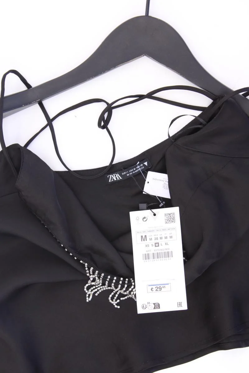 Zara Spaghetti-Top Gr. M neu mit Etikett Neupreis: 29,95€! schwarz aus Viskose
