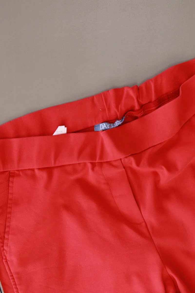 DAY.LIKE Stoffhose Gr. Kurzgröße 21 rot aus Baumwolle