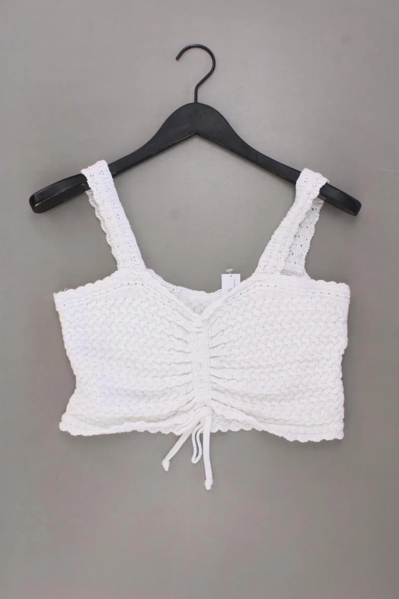 Hollister Crop Top Gr. L weiß