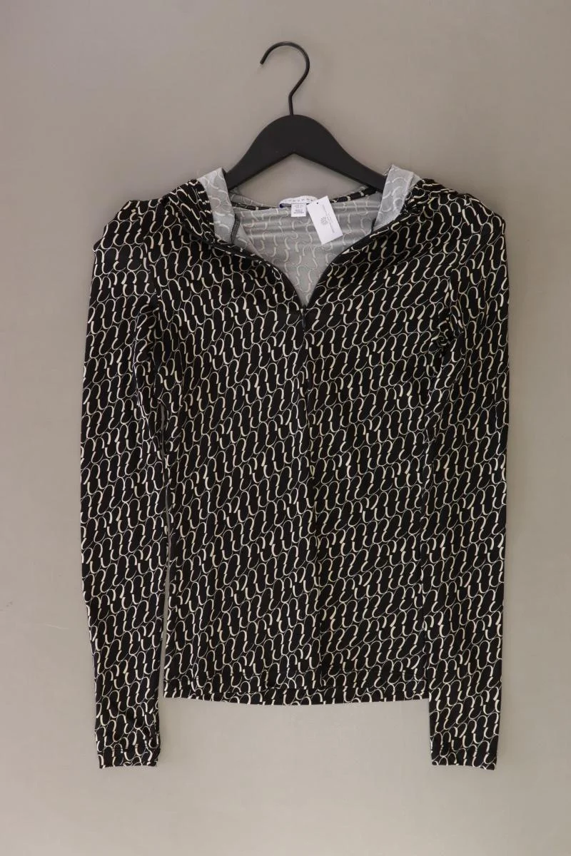 Topshop Printshirt Gr. 34 Langarm schwarz aus Polyester