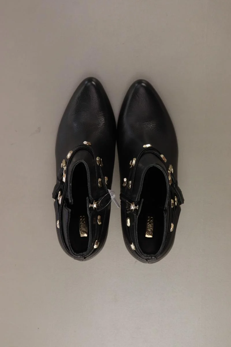 Guess Stiefeletten Gr. 39 neuwertig Neupreis: 250,0€! mit Nieten schwarz