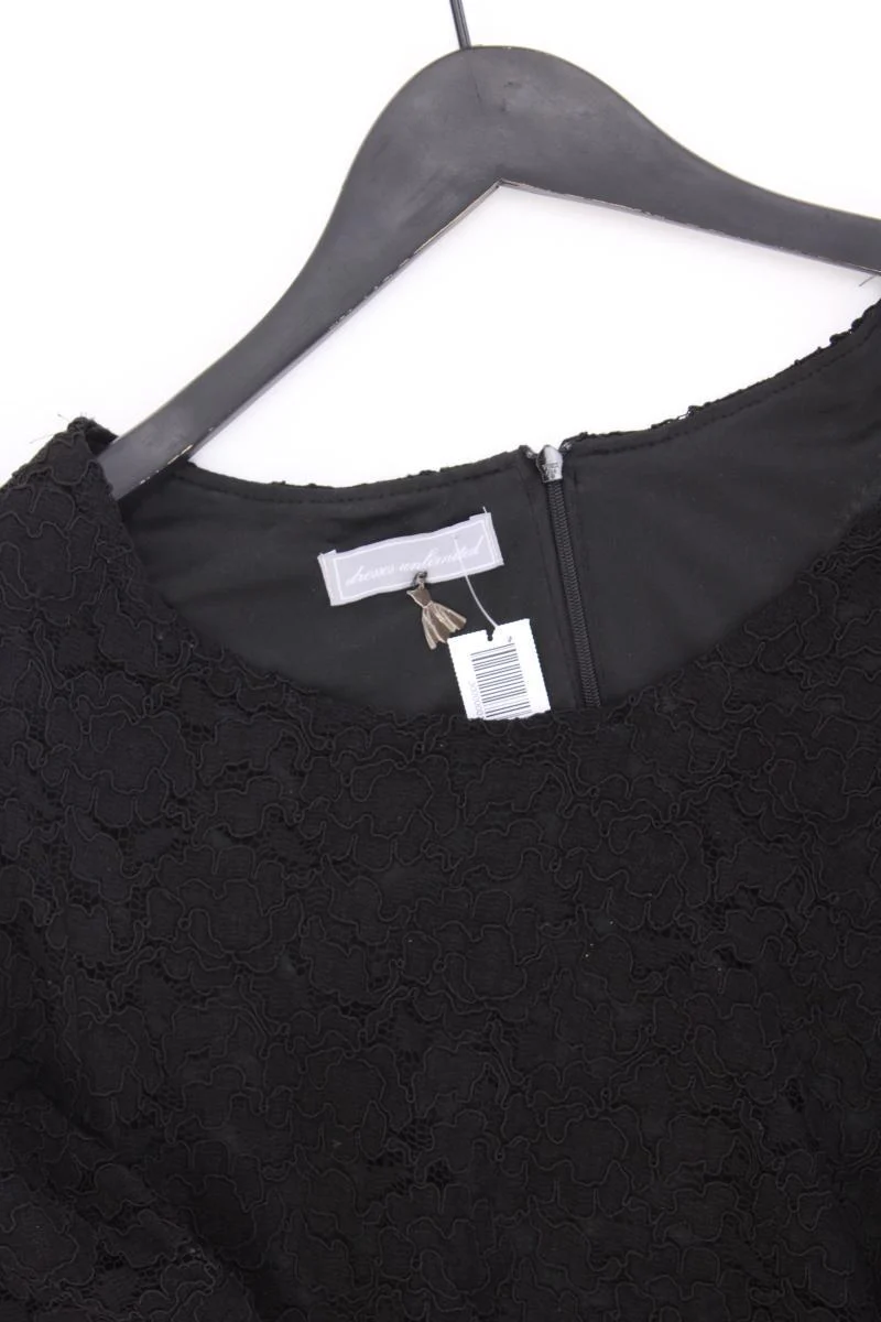 Dresses Unlimited Spitzenkleid Gr. 42 3/4 Ärmel schwarz