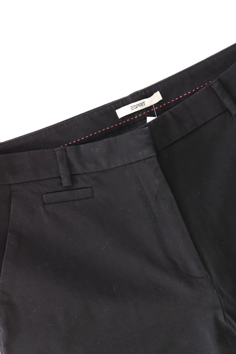 Esprit Hose Gr. 42 schwarz aus Baumwolle