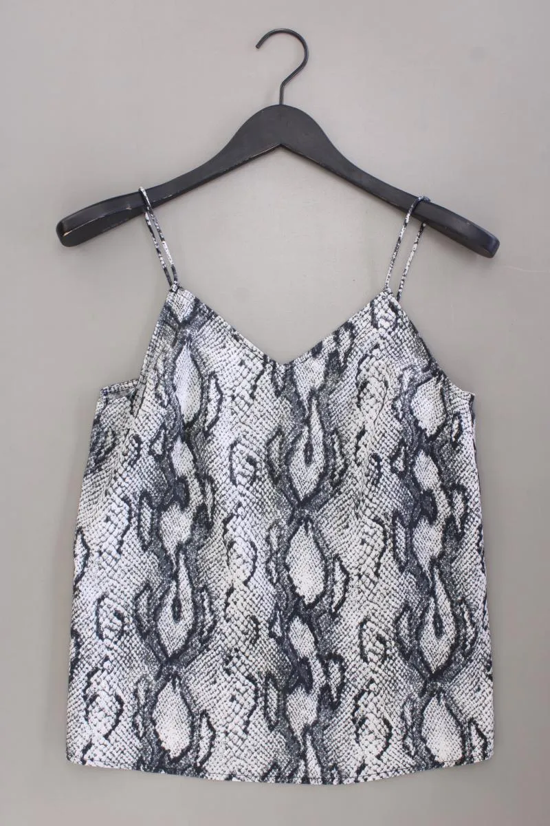 Only Spaghetti-Top Gr. 34 mit Tierdruck grau aus Polyester