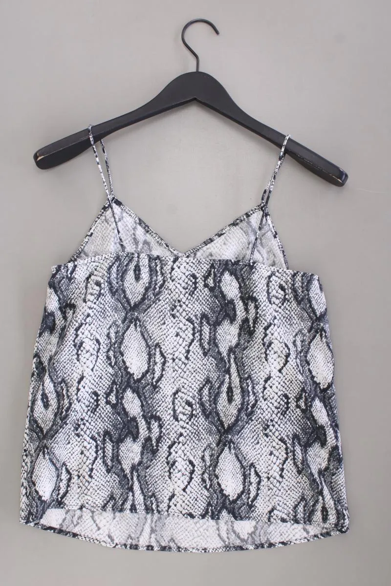 Only Spaghetti-Top Gr. 34 mit Tierdruck grau aus Polyester