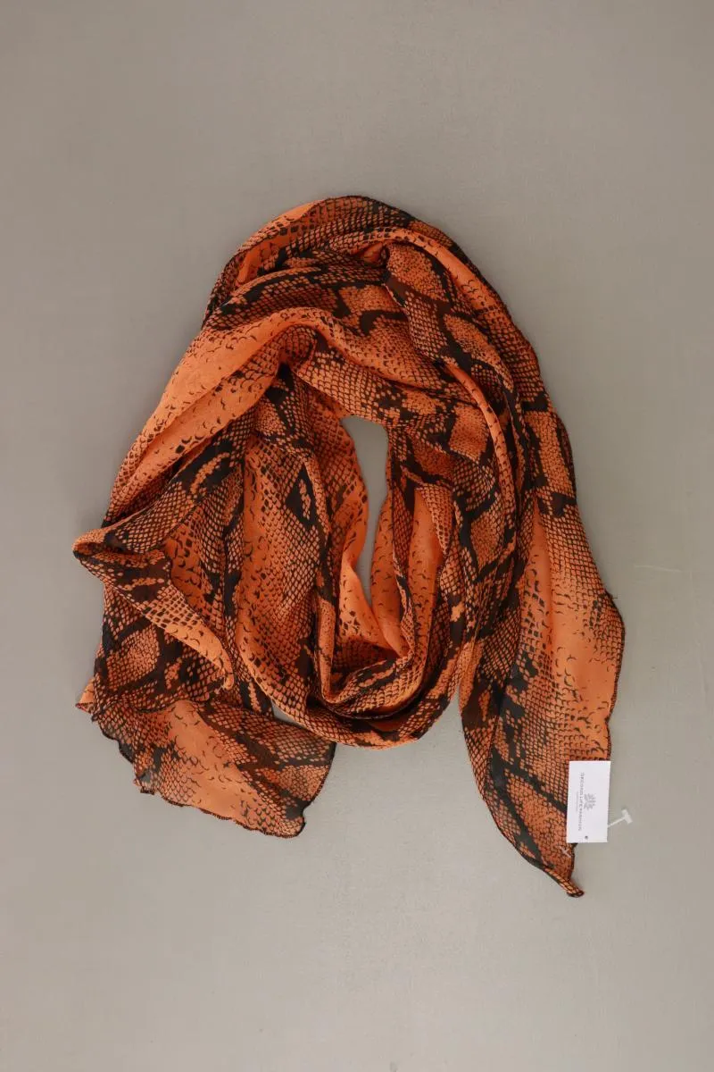 Tuch mit Tierdruck orange