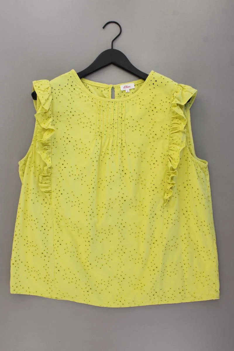 Second Hand Outfit Größe XL mit s.Oliver Ärmellose Bluse in Gr. 46 und Halskette