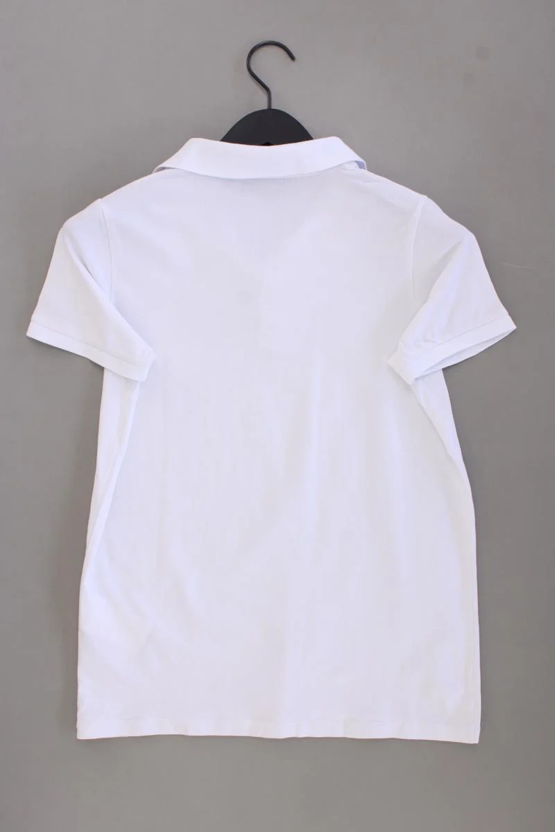 Karl Lagerfeld Poloshirt für Herren Gr. S Kurzarm weiß aus Baumwolle