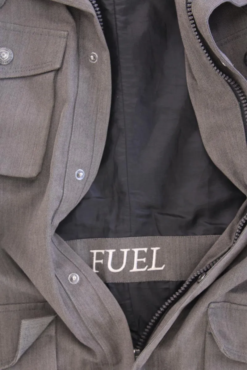 Wellensteyn Übergangsjacke Modell Fuel für Herren Gr. L grau aus Polyester