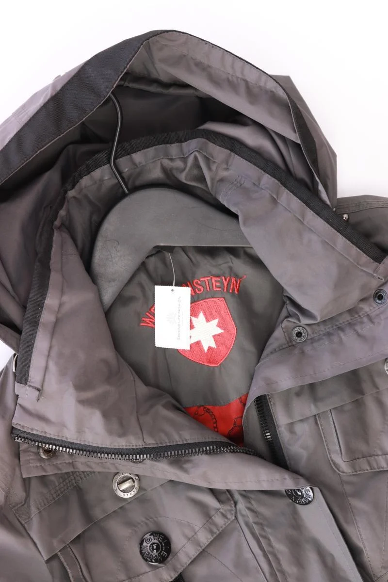 Wellensteyn Jacke "Chocolate" Gr. S mit Gürtel grau aus Polyester