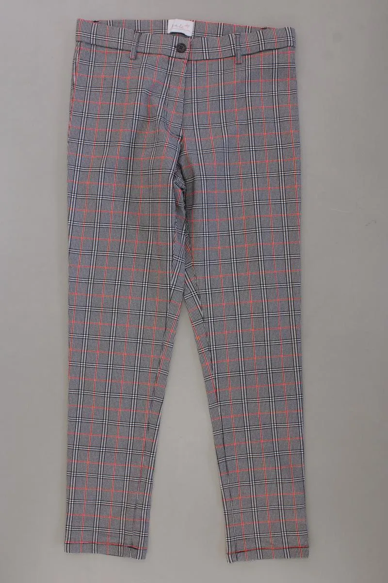 Nala Stoffhose Gr. 40 kariert grau aus Viskose