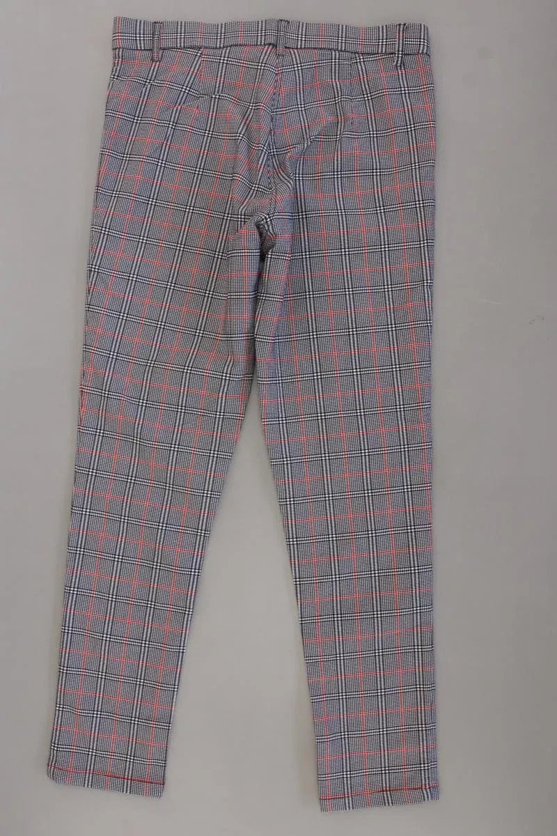 Nala Stoffhose Gr. 40 kariert grau aus Viskose