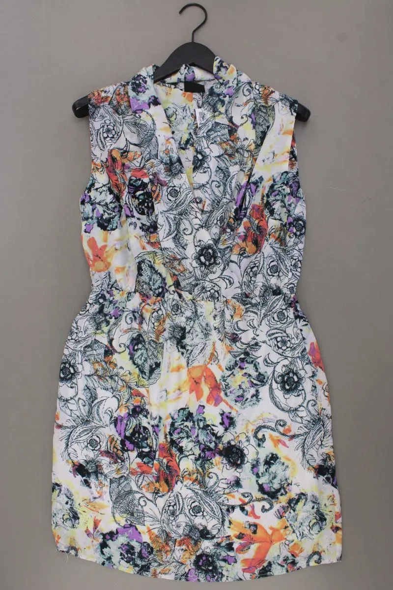 Flame Sommerkleid Gr. 42 Ärmellos mehrfarbig aus Polyester
