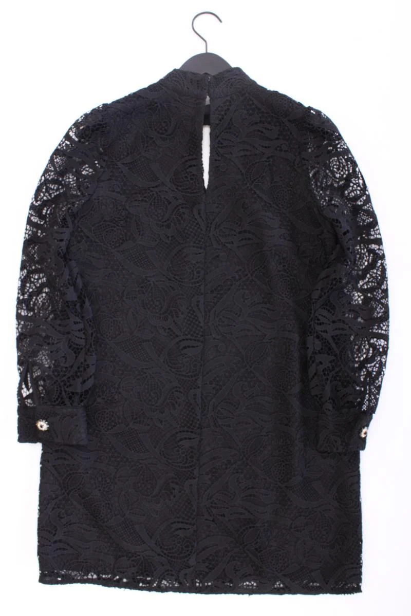 River Island Spitzenkleid Gr. 38 neuwertig Langarm schwarz aus Polyester