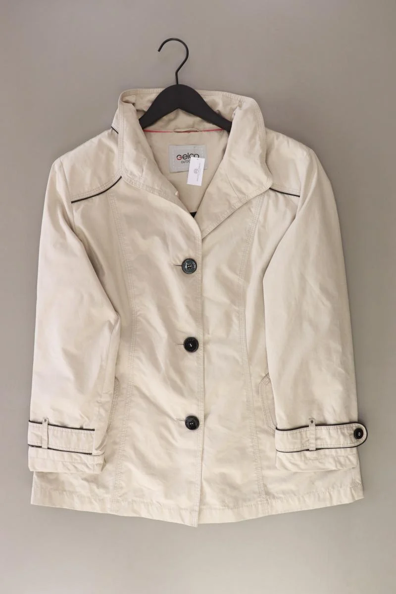 Gelco Übergangsjacke Gr. 42 creme aus Polyester