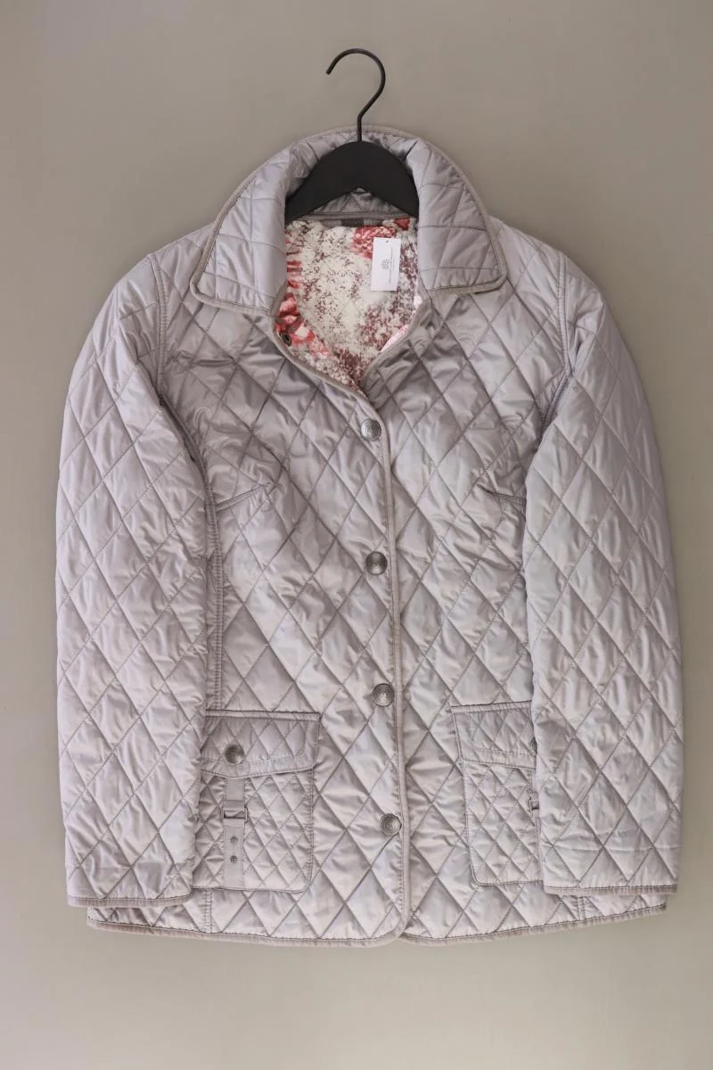 BARBARA LEBEK Steppjacke Gr. 42 grau aus Polyester