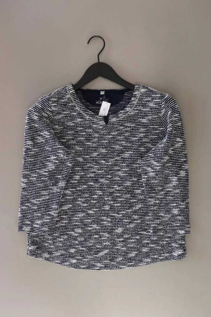 Rabe Feinstrickpullover Gr. 40 blau aus Polyester