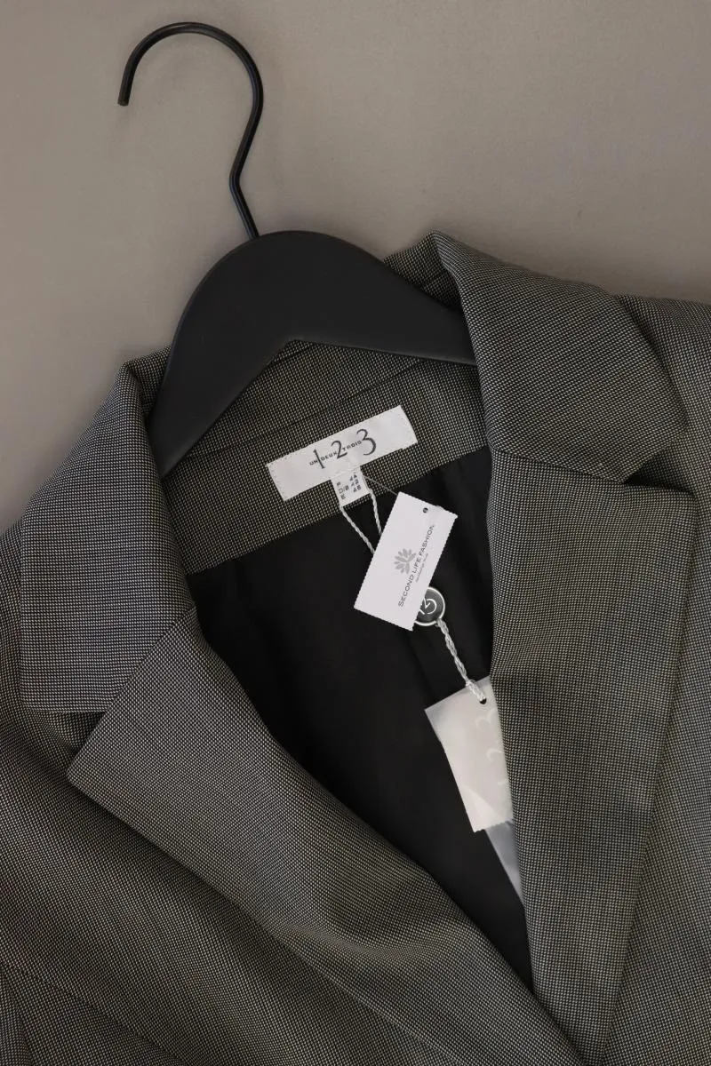 1.2.3 Paris Regular Blazer Gr. 42 neu mit Etikett grau aus Polyester