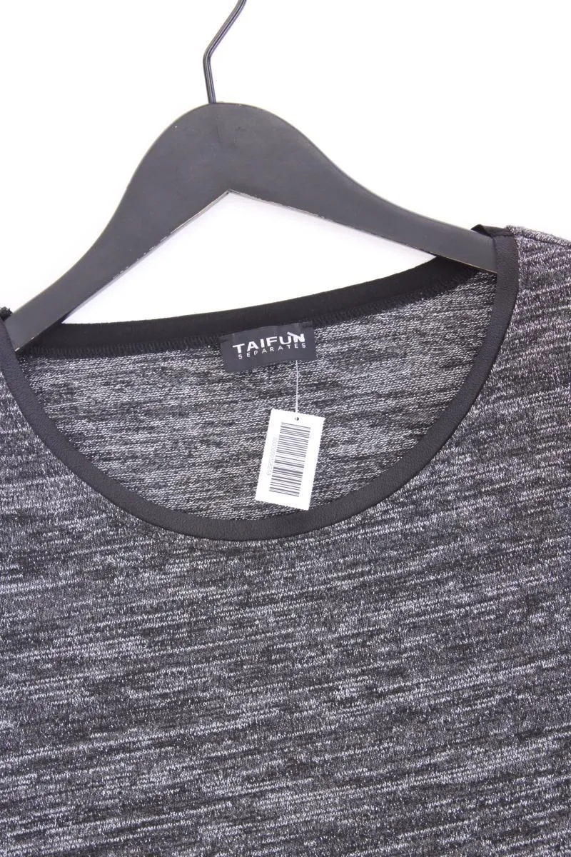 Taifun T-Shirt Gr. 42 Kurzarm grau