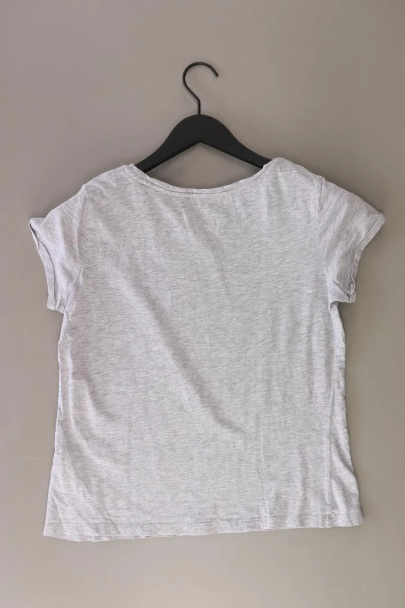 edc by Esprit Printshirt Gr. M Kurzarm grau aus Baumwolle