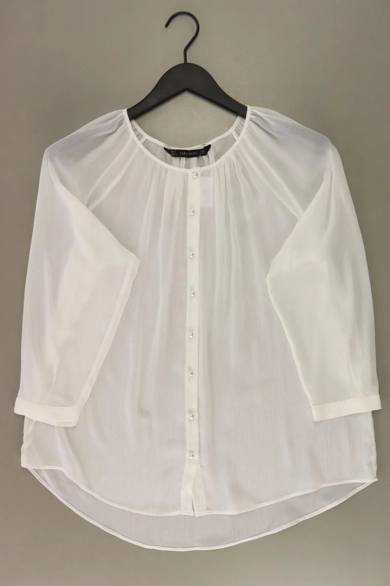 Second Hand Outfit Größe S mit Zara Oversize-Bluse in Gr. S und Halskette