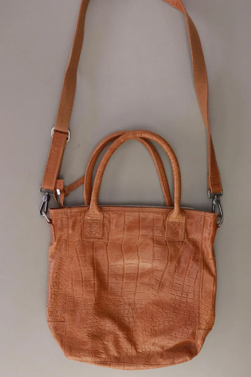 Cowboysbag Henkeltasche braun aus Leder