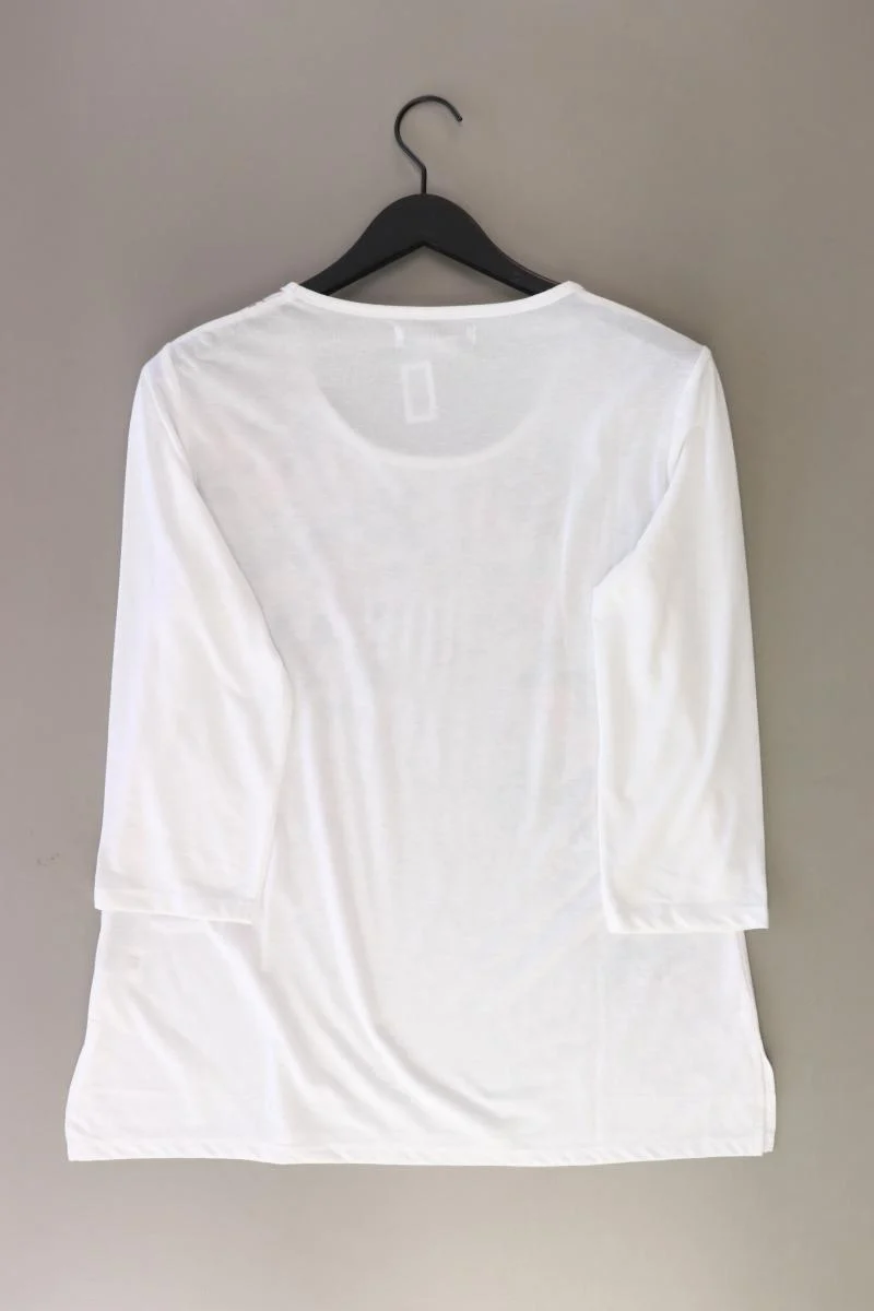 Atlas for Women Printshirt Gr. 44/46 mit Blumenmuster 3/4 Ärmel weiß