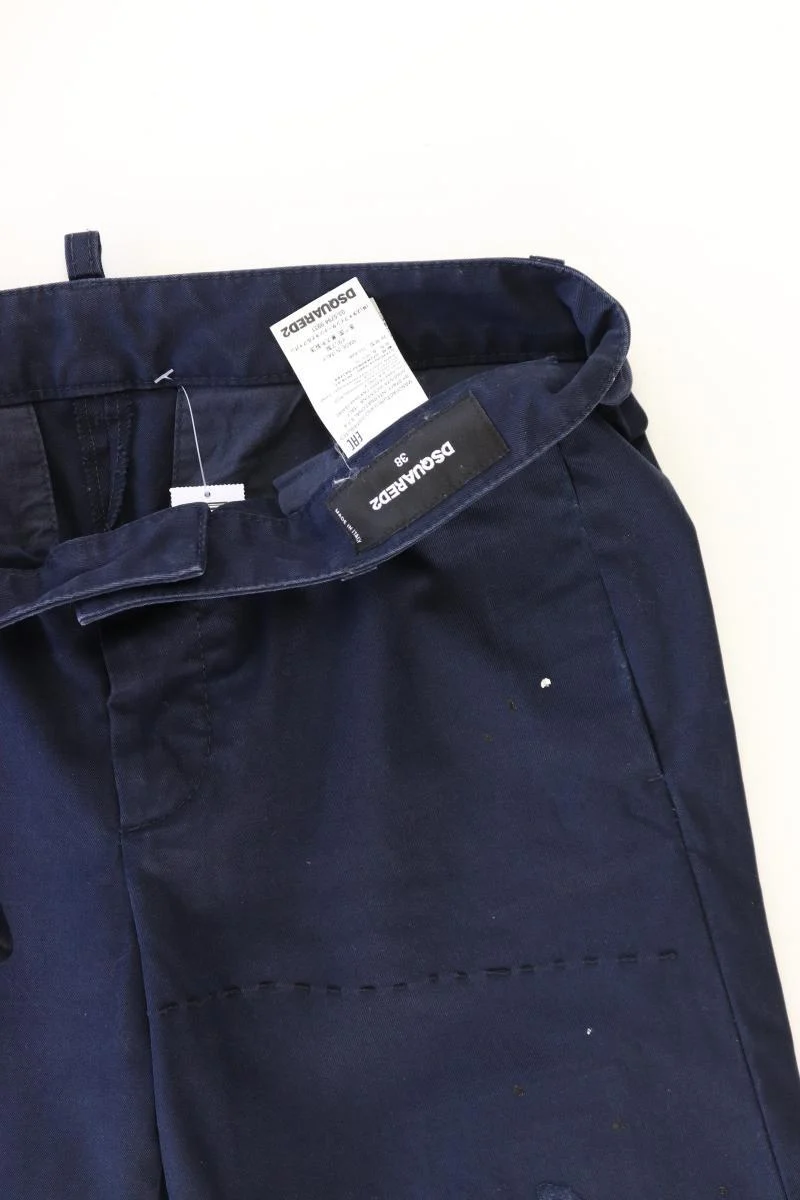Dsquared2 Hose Gr. 38 blau aus Baumwolle