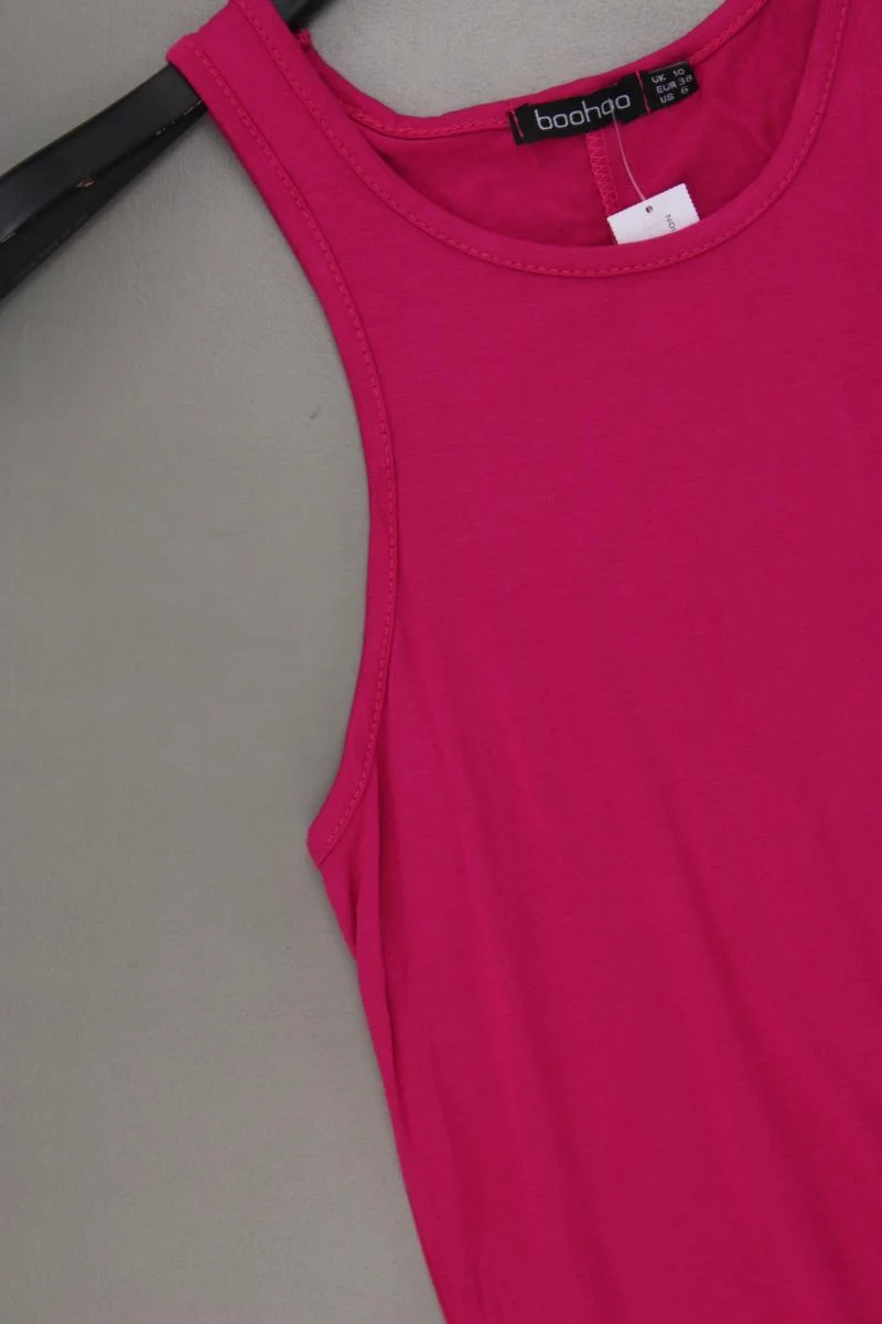 BOOHOO Maxikleid Gr. 38 Träger pink aus Viskose