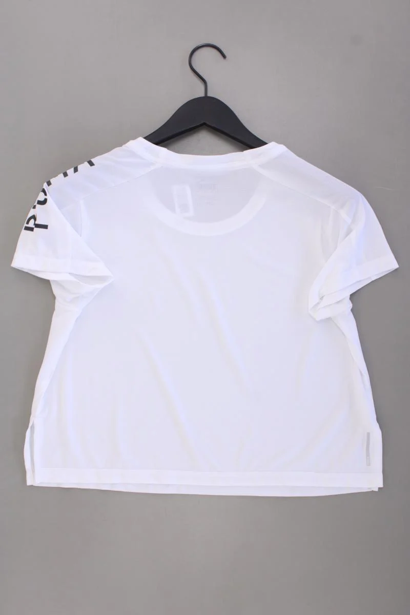 Puma Cropped Shirt Gr. L Kurzarm weiß