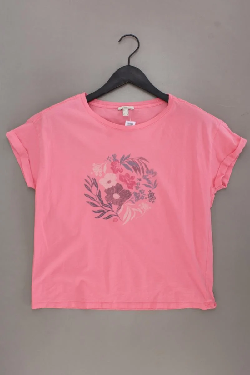 Esprit Printshirt Gr. S Kurzarm pink