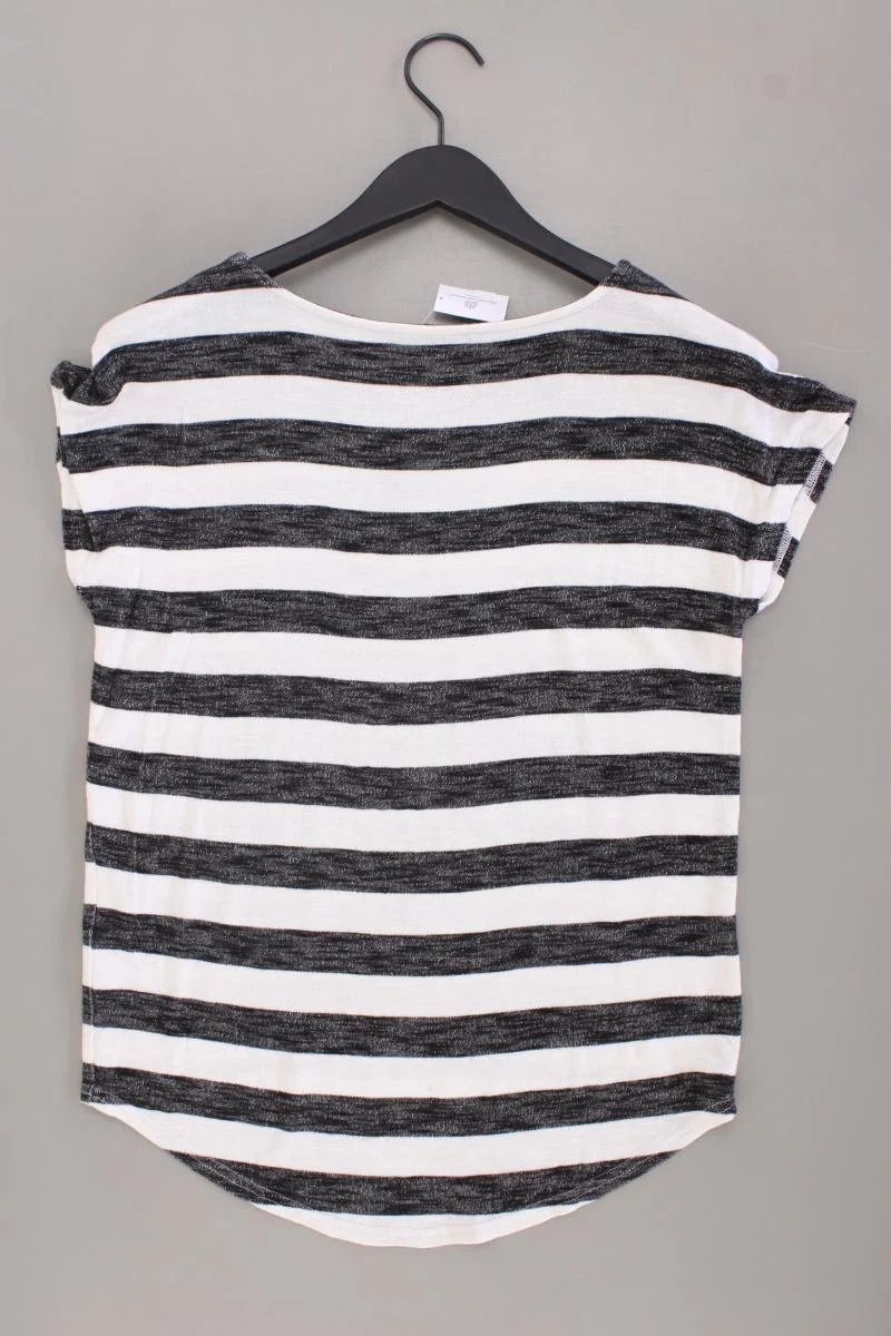 PIGALLE Ringelshirt Gr. XS gestreift Kurzarm grau aus Viskose