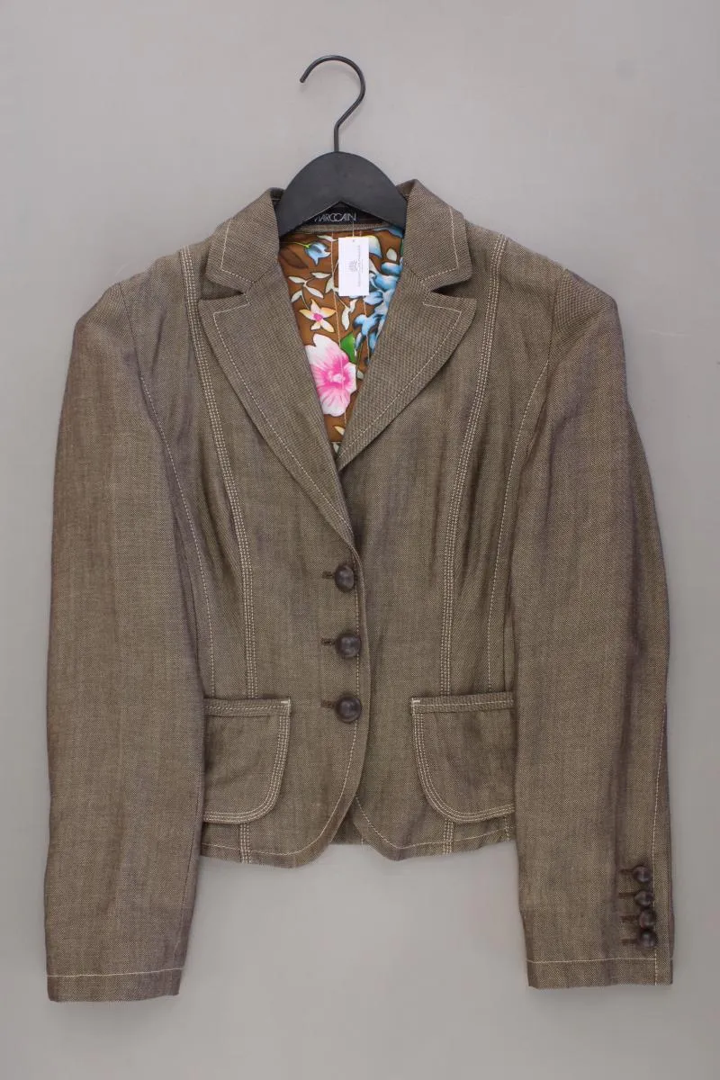 Marc Cain Leinenblazer Gr. 36 braun