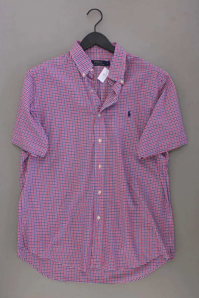 Polo by Ralph Lauren Karohemd für Herren Gr. L kariert Kurzarm mehrfarbig
