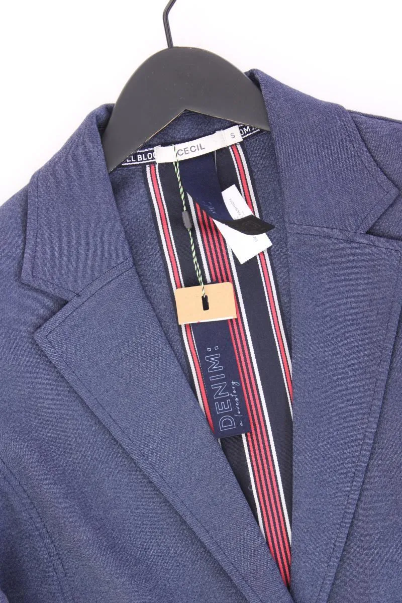 Cecil Jerseyblazer Gr. S neu mit Etikett blau aus Viskose