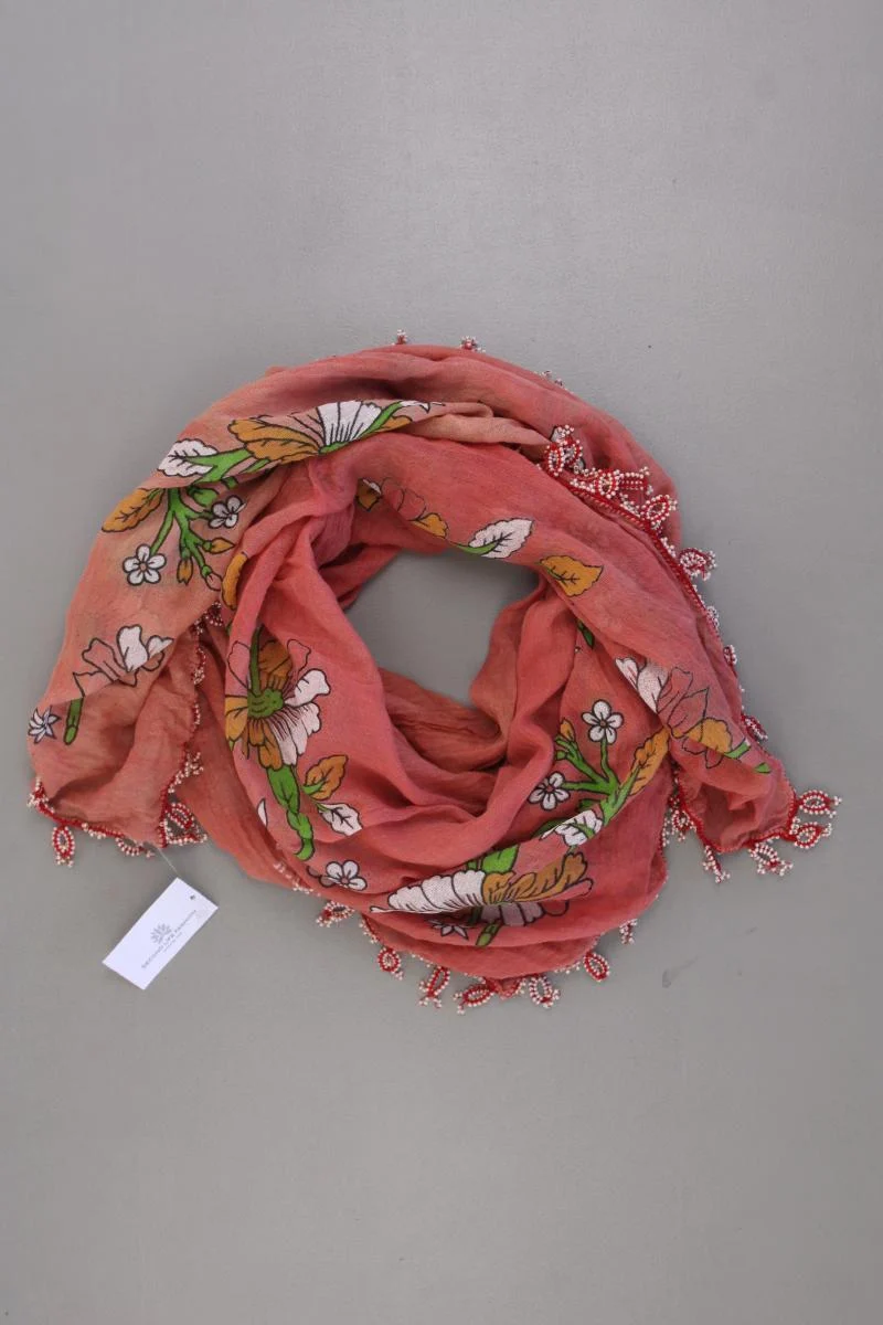 Tuch mit Blumenmuster rosa