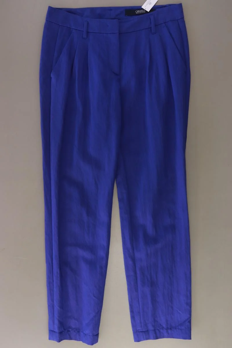 Orwell Stoffhose Gr. 36 blau aus Viskose