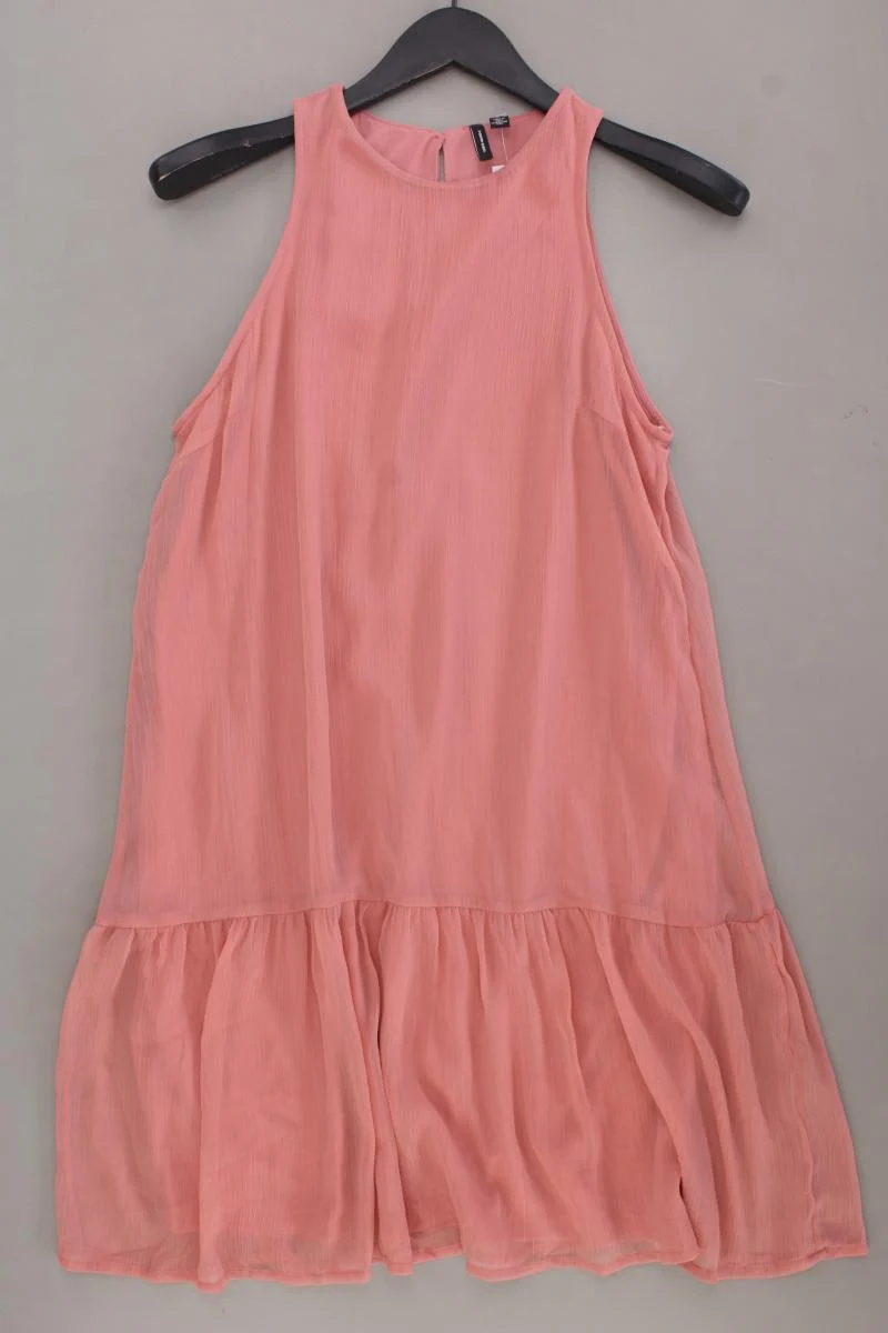 Vero Moda Chiffonkleid Gr. S Ärmellos rosa aus Polyester