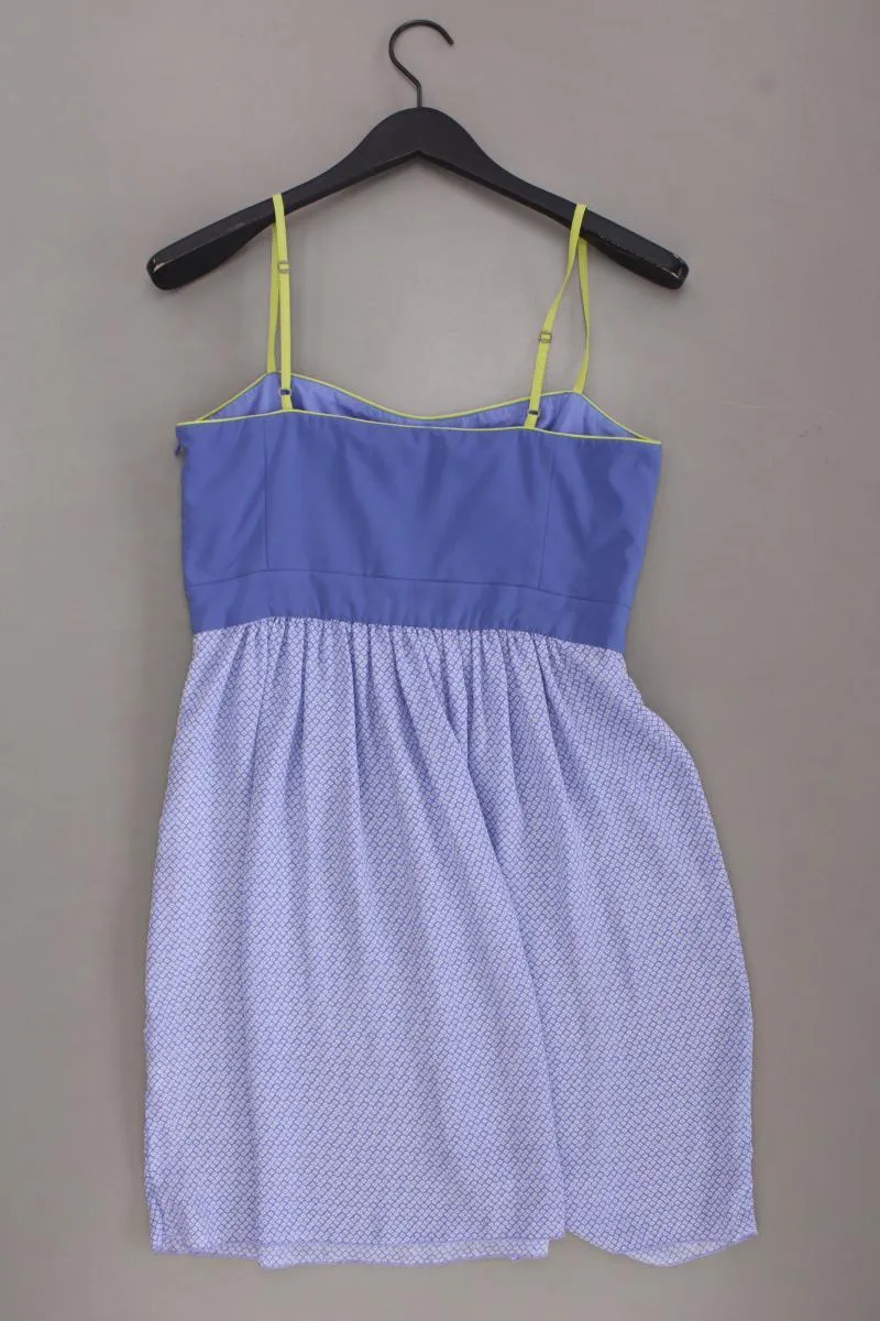Fossil Midikleid Gr. 38 Träger blau aus Polyester