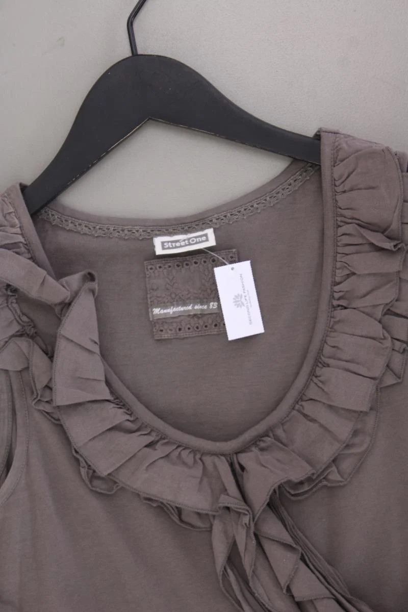 Street One Longtop Gr. 36 grau aus Baumwolle